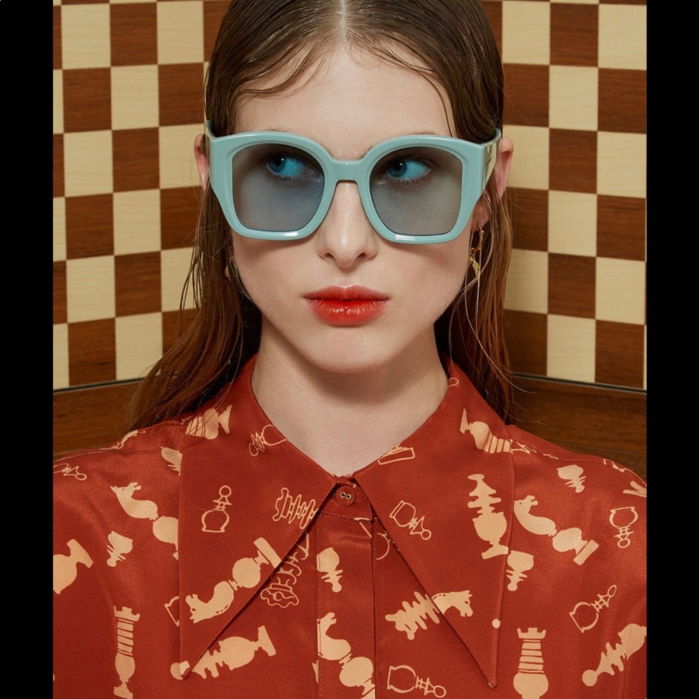 Blueish Green Tint sunglasses